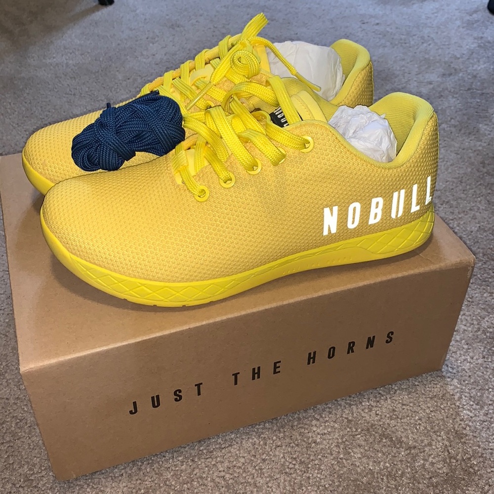 like new Lemon Drop NoBull Trainers